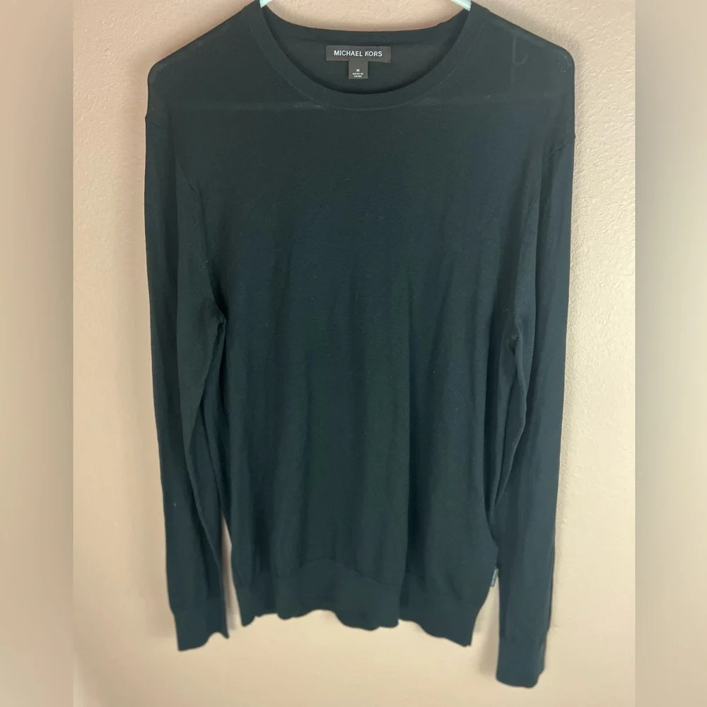 Michael Kors Men Black Sweater Size  “M” ✨Like new✨